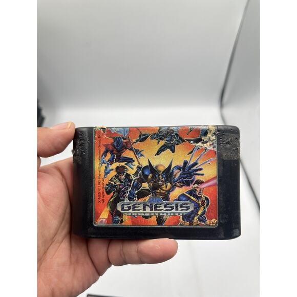 X-Men (Sega Genesis, 1993) Box And Cart - Picture 5 of 8
